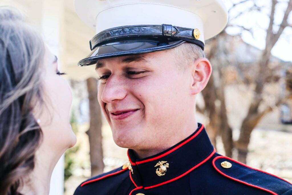 Marine Corps Officer and Navy Wife